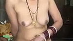 Village aunty showing her boobs rubing her pussy  show asshole