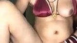 Nice bhabhi rubing her pussy  showing asshole