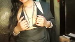 Priya bhabhi showing  pressing her boobs