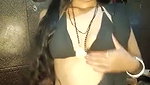 Priya bhabhi showing  pressing her boobs