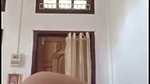 Hot girl showing her asshole  riding