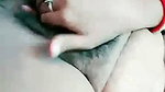 Beautiful aunty Fingering her pussy
