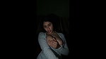 Beautiful girl showing her sexy boobs  pressing