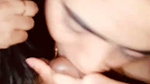 Beautiful hot girl suck his boyfriend dick like a pro