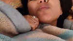 beautiful model tina fucking hard with bf under blanket