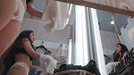 Beautiful Mumbai girl showing her boob while changing