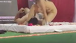 Bengali model tina enjoying with Boyfriend in stage show