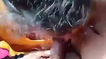 Boyfriend cum inside gf mouth