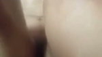 Boyfriend drilling her slim bf Pussy
