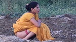 Sexy girl showing her ass while pissing outdoor
