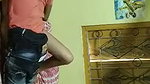 Slim girlfriend fucking hard with bf small brother