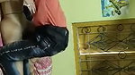 Slim girlfriend fucking hard with bf small brother