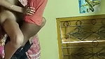 Slim girlfriend fucking hard with bf small brother