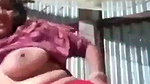 Village bhabhi showing her sexy boob  pussy
