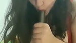 Beautiful girl drilling her ass