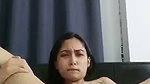 Beautiful sexy girl showing her boob  drilling her pussy with dilo