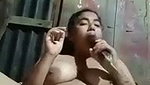 Bengali aunty drilling her pussy