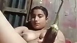 Bengali aunty drilling her pussy