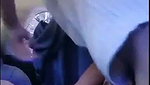 Big ass girlfriend pussy licking  fucked inside car