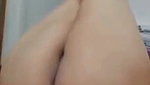 Chubby girl showing her asshole