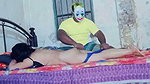 Husband give massage  fuck his house wife