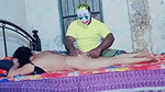 Husband give massage  fuck his house wife