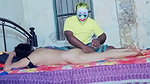 Husband give massage  fuck his house wife