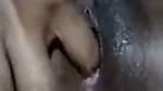 Sexy girl showing her wet pussy  finger