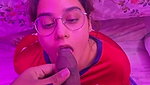 Hot indian babes giving double blowjob