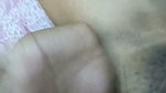 Sexy young girl showing pussy on bed