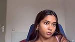 Beautiful Mumbai model seeing animation cartoon  showing her pussy