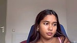 Beautiful Mumbai model seeing animation cartoon  showing her pussy