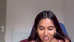 Beautiful Mumbai model seeing animation cartoon  showing her pussy