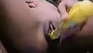 Hot girl destroying her pussy