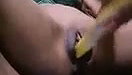 Hot girl destroying her pussy