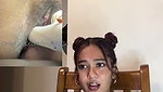 Hot model seeing animation cartoon  Masturbating