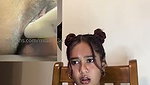 Hot model seeing animation cartoon  Masturbating