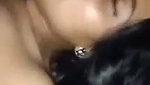 Newly married girl fucking hard on bed