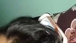 Newly married girl fucking hard on bed