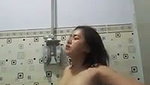 Assam girl fingering her pussy  taking shower