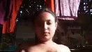 Beautiful girl pressing her boob  showing