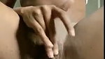 Beautiful girl rubing her pussy  moan