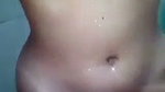 Beautiful girl undress  taking shower  finger her pussy