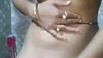 Beautiful hot bhabhi showing her nude figure  Fingering