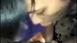 Beautiful hot girl giving deeply Blowjob