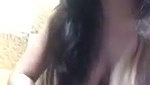 Beautiful hot girl using dilo  moan