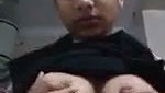 sexy girl play with boob  show her pussy