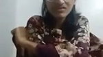 Slim girl showing herboob