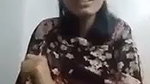 Slim girl showing herboob