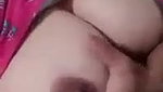 Village desi girl pressing her nipple  show her pussy